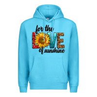 Ocean Blue For The Love Of Sunshine Premium Hoodie - BundleAndBundleShop