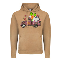 Vintage Camel happy easter pink truck with bunny Vintage Hoodie - RanaPortraitStore
