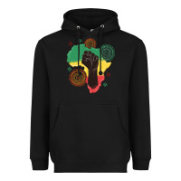 Black africa map Heavyweight Hoodie - MaliasSmallBusiness