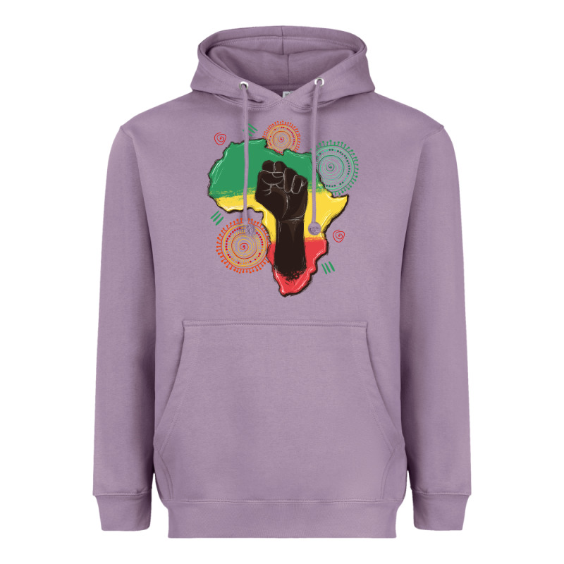 Africa Map Heavyweight Hoodie by MaliasSmallBusiness | Teevron