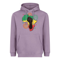 Lavender africa map Heavyweight Hoodie - MaliasSmallBusiness