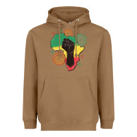 Toasted Coconut africa map Heavyweight Hoodie - MaliasSmallBusiness