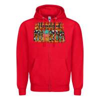 Red thankful mama Zipper Hoodie - JahusDesignShop