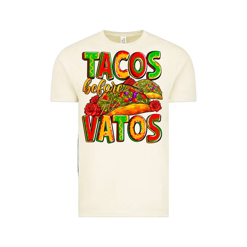 Tacos Before Vatos Vintage Tee by Zillion Design Studio | Teevron