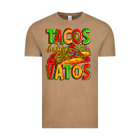 Vintage Coffee tacos before vatos Vintage Tee - Zillion Design Studio