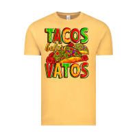 Vintage Mustard tacos before vatos Vintage Tee - Zillion Design Studio