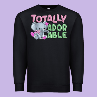 Totally Adorable Premium Sweatshirt Designed By Maliassmallbusiness