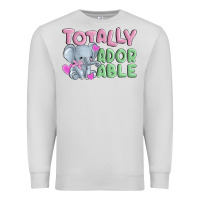 Dove Grey totally adorable Premium Sweatshirt - MaliasSmallBusiness