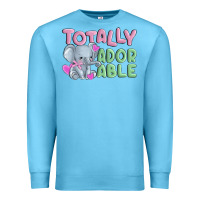 Ocean Blue totally adorable Premium Sweatshirt - MaliasSmallBusiness