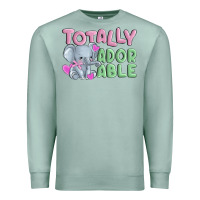 Seafoam totally adorable Premium Sweatshirt - MaliasSmallBusiness