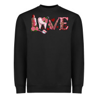 Black valentines day dental love Heavyweight Sweatshirt - RanaPortraitStore
