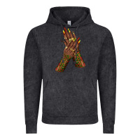 Vintage Black juneteenth nail art with afro hand Vintage Hoodie - texasbilliewilder
