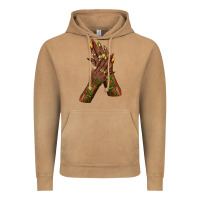 Vintage Camel juneteenth nail art with afro hand Vintage Hoodie - texasbilliewilder