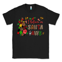Black i believe in santa paws Classic Tee - AdoDesignShop
