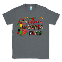 Charcoal Heather i believe in santa paws Classic Tee - AdoDesignShop