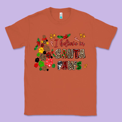I Believe In Santa Paws Classic Tee Designed By Adodesignshop