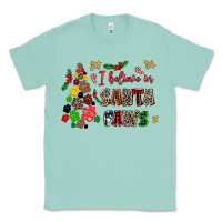 Seafoam i believe in santa paws Classic Tee - AdoDesignShop