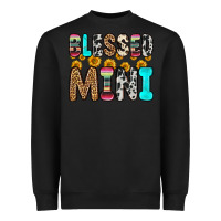 Black blessed mini Heavyweight Sweatshirt - Zillion Design Studio