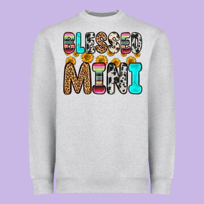 Blessed Mini Heavyweight Sweatshirt Designed By Zillion Design Studio