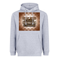 Heather Grey educated motivated elevated melanated Heavyweight Hoodie - MaliasSmallBusiness