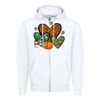 White love fall Zipper Hoodie - JahusDesignShop