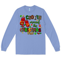Colony Blue Croc'in around the christmas tree Long Sleeve Tee - AdoDesignShop