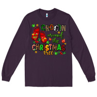 Plum Croc'in around the christmas tree Long Sleeve Tee - AdoDesignShop