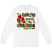White Croc'in around the christmas tree Long Sleeve Tee - AdoDesignShop