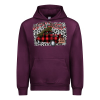 Mauve Wine Merry Christmas Truck Urban Hoodie - Bettercallsaul