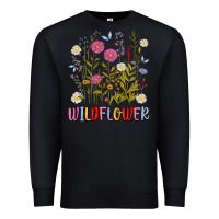 Black wildflower malias Premium Sweatshirt - MaliasSmallBusiness