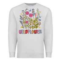 Dove Grey wildflower malias Premium Sweatshirt - MaliasSmallBusiness