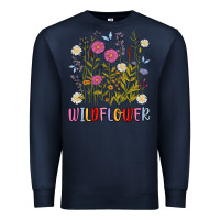 Navy wildflower malias Premium Sweatshirt - MaliasSmallBusiness