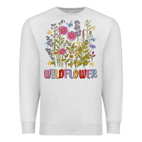 Oatmeal Heather wildflower malias Premium Sweatshirt - MaliasSmallBusiness