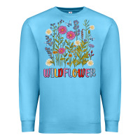 Ocean Blue wildflower malias Premium Sweatshirt - MaliasSmallBusiness