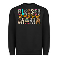 Black blessed mama Heavyweight Sweatshirt - Zillion Design Studio
