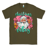 Army Green christmas vibes santa Classic Tee - AdoDesignShop