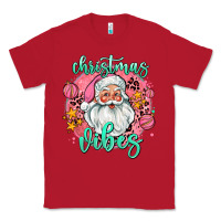 Red christmas vibes santa Classic Tee - AdoDesignShop