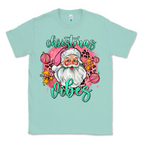 Seafoam christmas vibes santa Classic Tee - AdoDesignShop