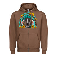 Chestnut western pitbull rainbow Zipper Hoodie - Artiststas