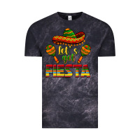 Cloud Black Let's Get Fiesta Vintage Tee - texasbilliewilder