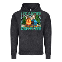 Vintage Black life is better around the campfire Vintage Hoodie - Zillion Design Studio