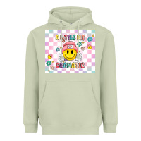 Matcha a little bit dramatic retro Heavyweight Hoodie - MaliasSmallBusiness