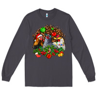 Smoke Christmas party and chickens Long Sleeve Tee - AdoDesignShop