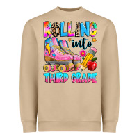 Mushroom rolling into third grade Heavyweight Sweatshirt - texasbilliewilder