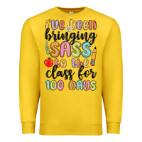 I Ve Been Bringing Sass To The Class For 100 Days Premium Sweatshirt | Teevron