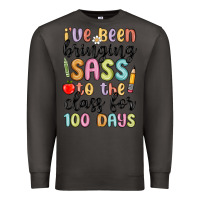 Smoke i ve been bringing sass to the class for 100 days Premium Sweatshirt - MaliasSmallBusiness