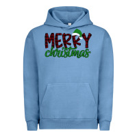 Pigment Pebble Blue Merry Christmas Urban Hoodie - Bettercallsaul