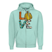 Seafoam fall love Zipper Hoodie - JahusDesignShop