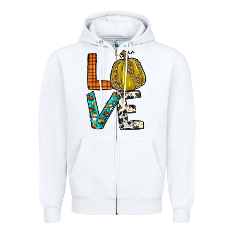 Fall Love Zipper Hoodie by JahusDesignShop | Teevron