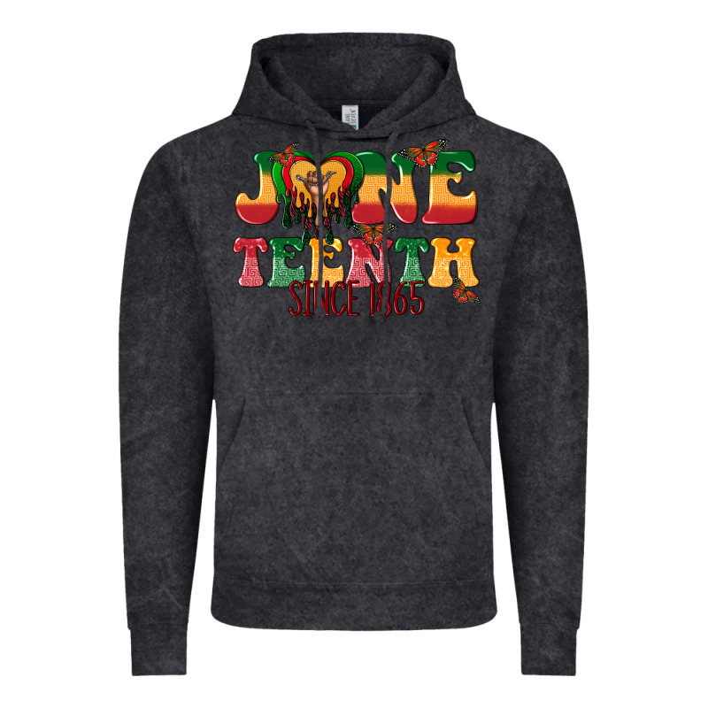 Juneteenth Since 1865 With Heart Vintage Hoodie by texasbilliewilder | Teevron